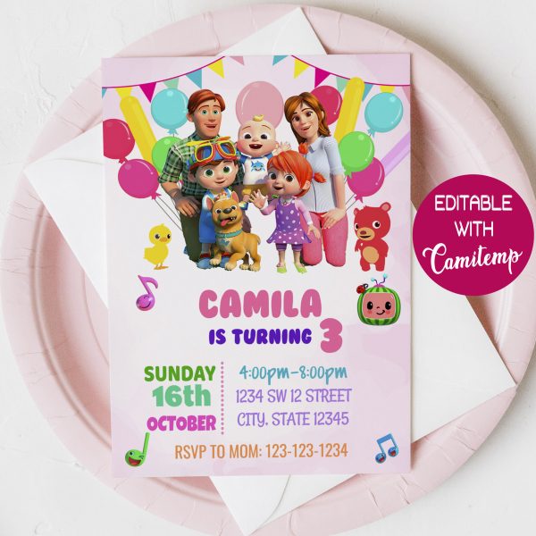 BLIPPI CAKE TOPPER - Cami Templates