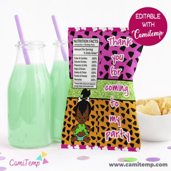 TROLLS POPPY WATER BOTTLE LABELS - Cami Templates