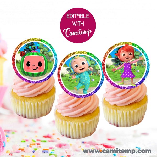 WINNIE THE POOH CUPCAKES TOPPERS - Cami Templates