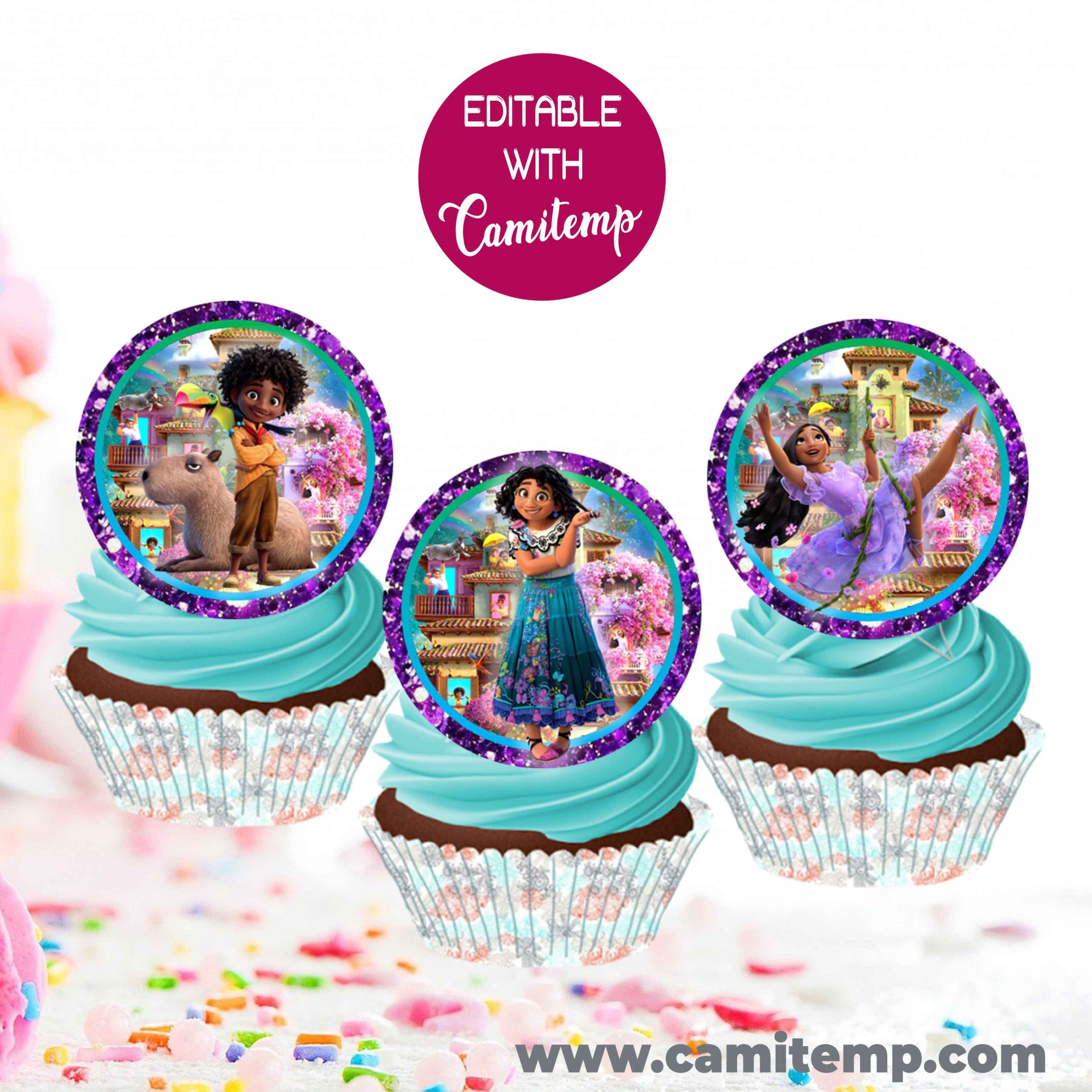 Encanto | Cupcake Toppers